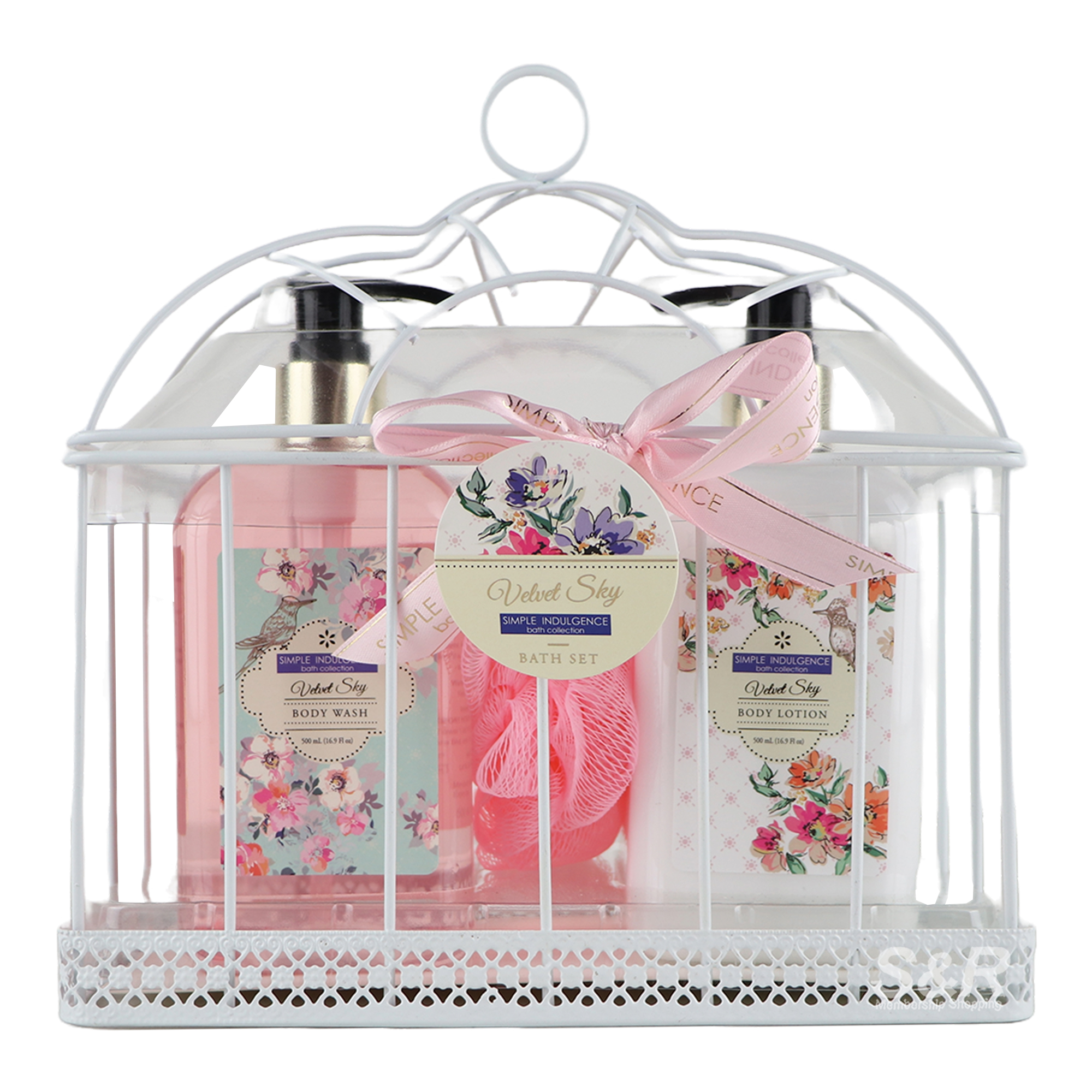 Simple Indulgence Wire Cage Bath Set Collection Simple Indulgence Wire Cage Bath Set Collection